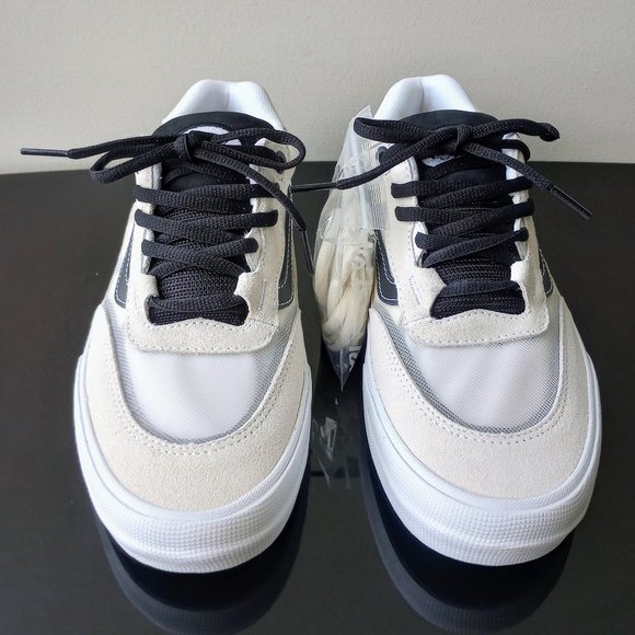 Vans Men's Wayvee Suede Mesh Sneaker in Nice Marshmallow / White - Picture 4 of 14